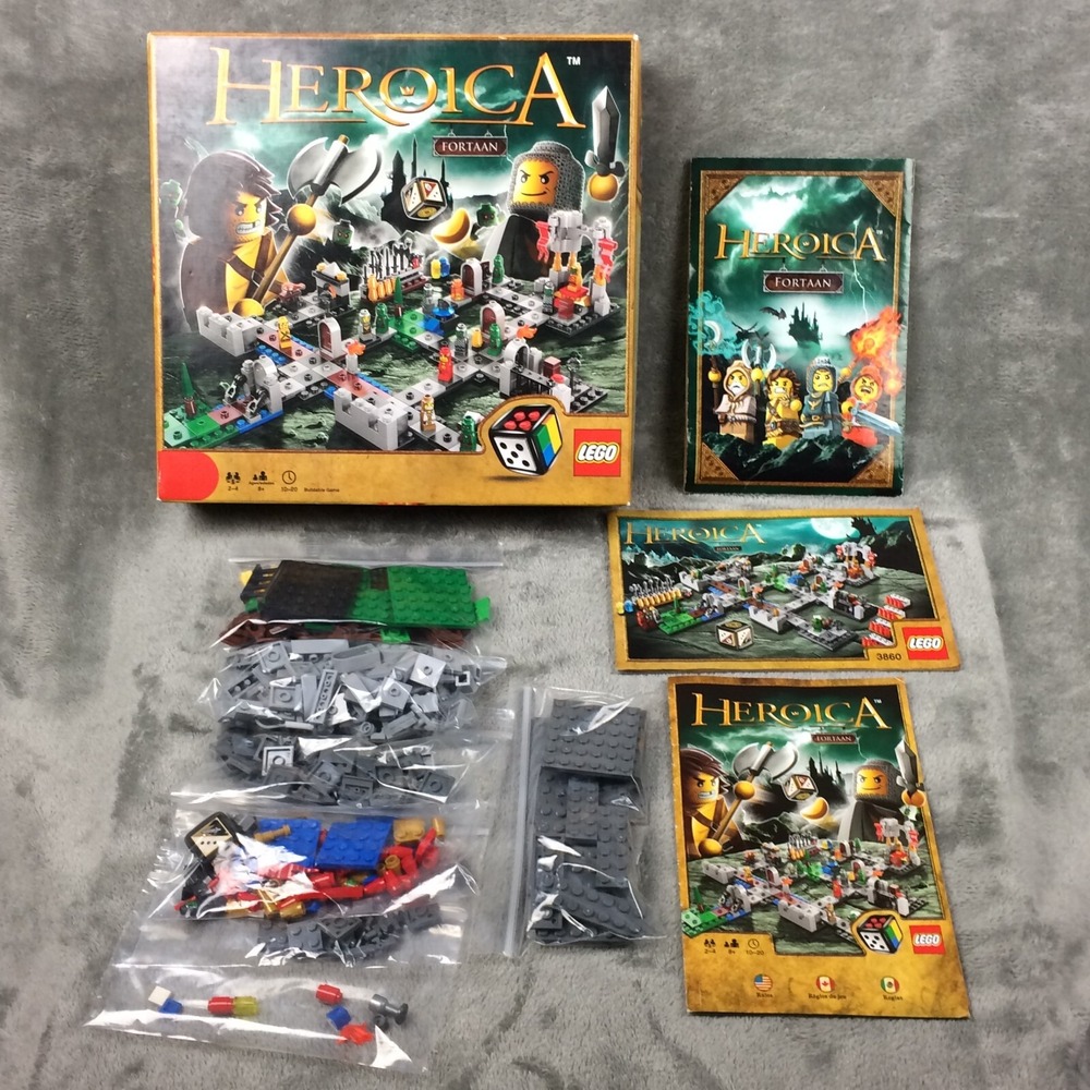 LEGO Heroica Castle Fortaan Set 3860 Buildable Board Game‎ READ